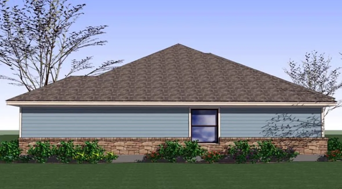 Left Elevation for House Plan #643551