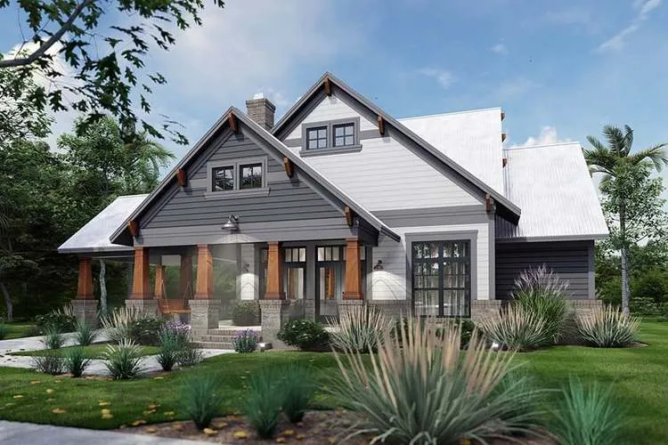 Full Rendering for House Plan #647561