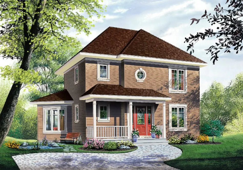 Full Rendering for House Plan #147472