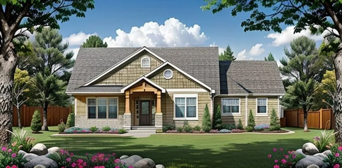 Full Rendering for House Plan #350731