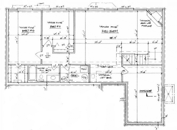 Basement Plan for House Plan #357831