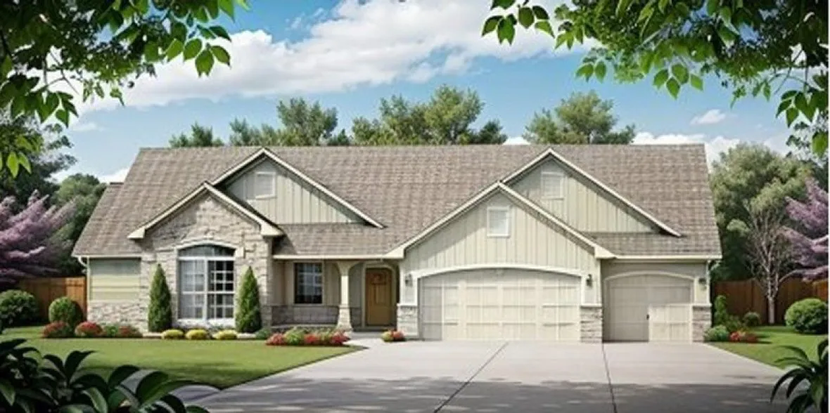 Full Rendering for House Plan #359351