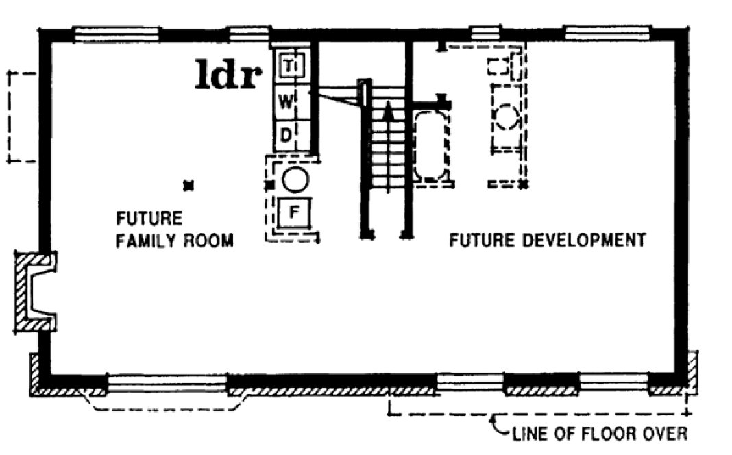 Basement Plan for House Plan #510211