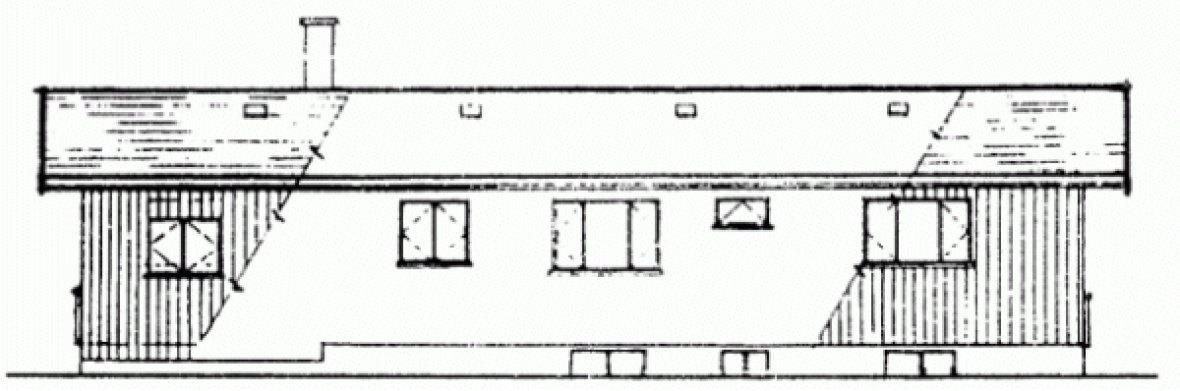 Rear Elevation for House Plan #519801