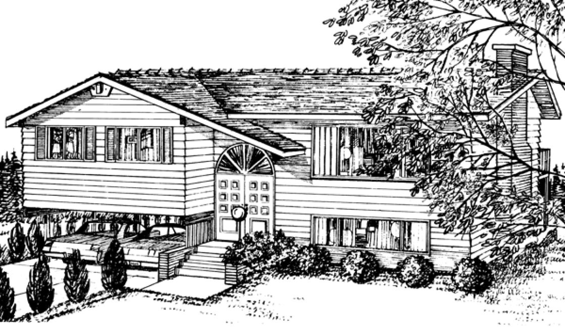 Full Rendering for House Plan #516311