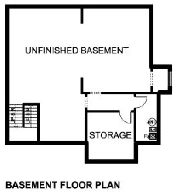 Basement Plan for House Plan #195340