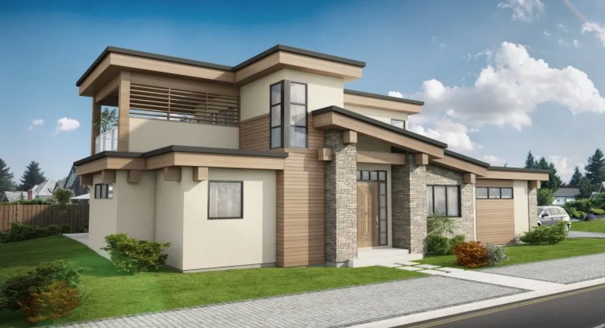Full Rendering for House Plan #195372