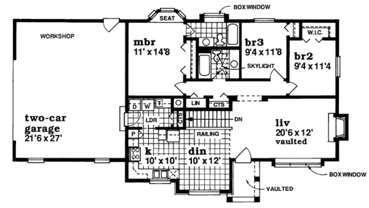 Main Floor Plan for House Plan #512821