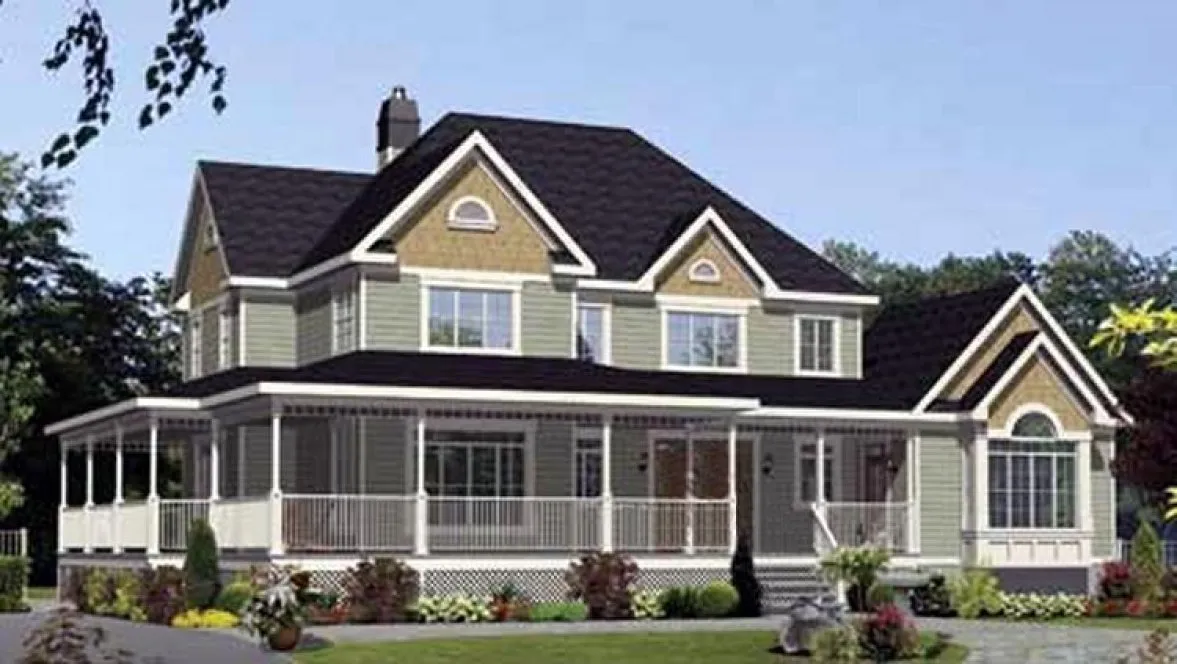 Full Rendering for House Plan #175543
