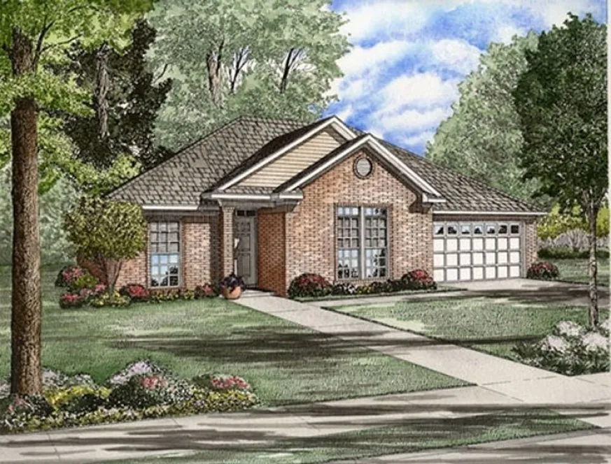 Full Rendering for House Plan #316571