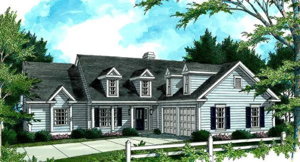 Full Rendering for House Plan #125761