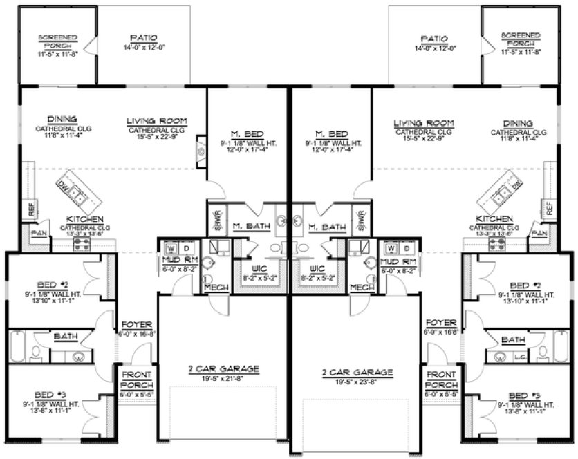 Main Floor Plan for House Plan #750353