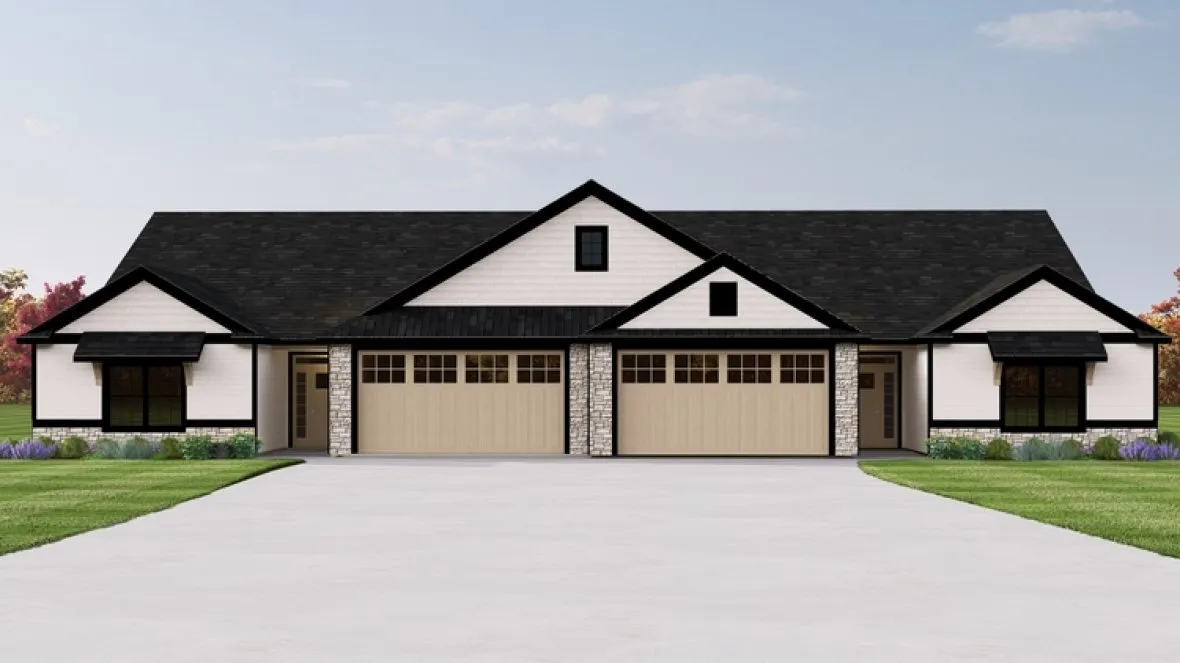 Full Rendering for House Plan #750353