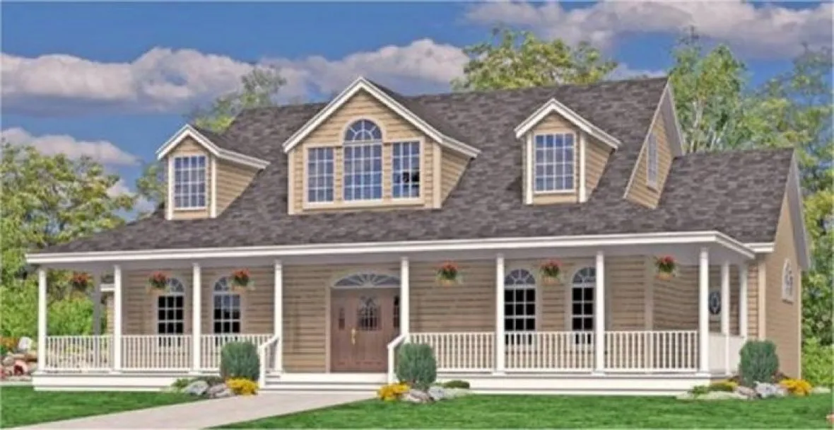 Full Rendering for House Plan #625422