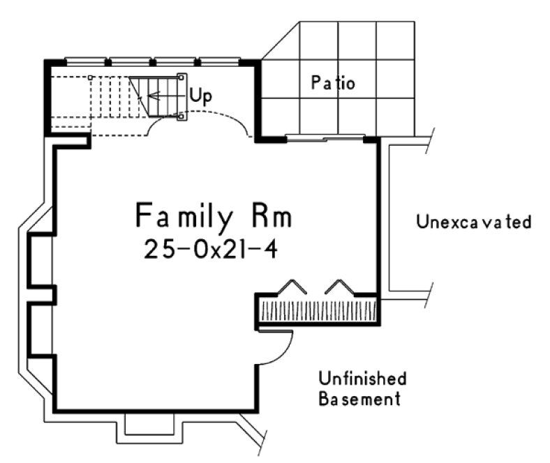 Basement Plan for House Plan #634831