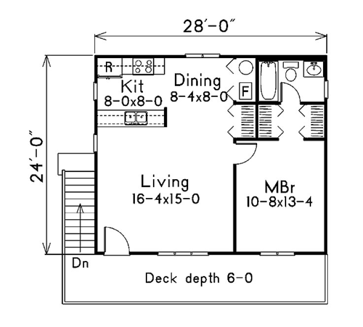 Main Floor Plan for House Plan #632760