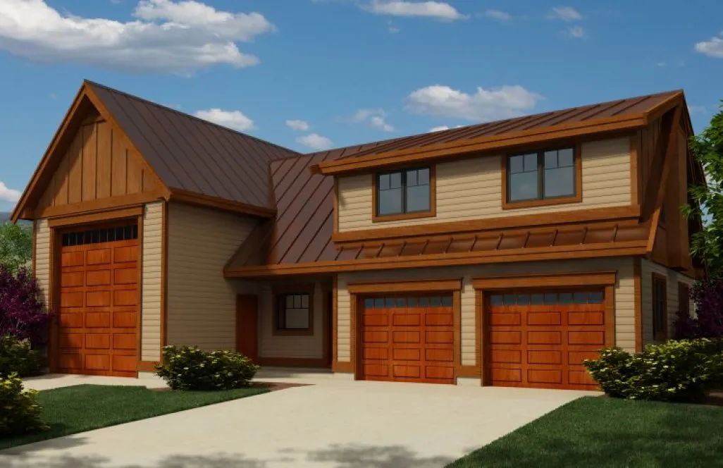 Full Rendering for House Plan #263532