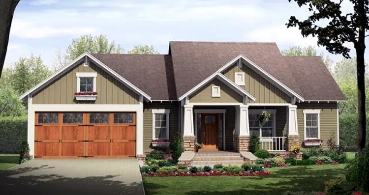 Full Rendering for House Plan #214161