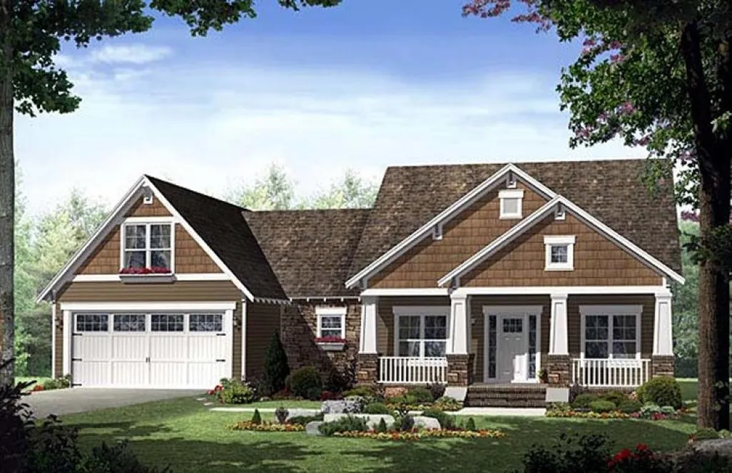 Full Rendering for House Plan #219161