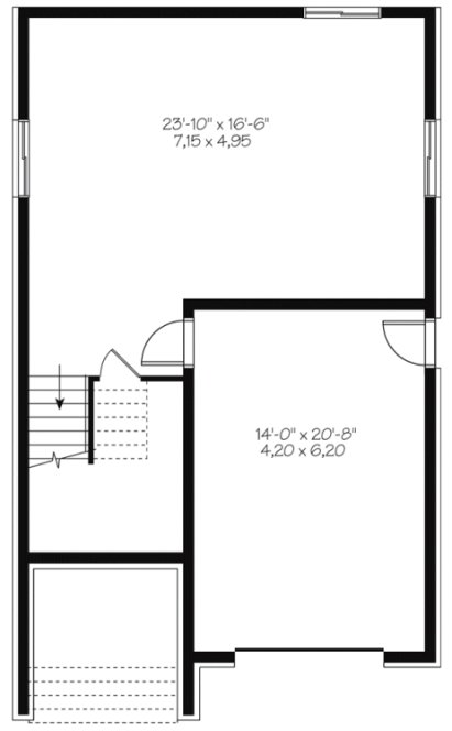 Basement Plan for House Plan #143743