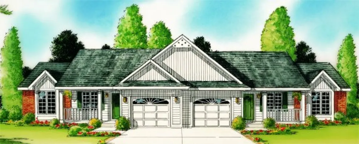 Full Rendering for House Plan #184424