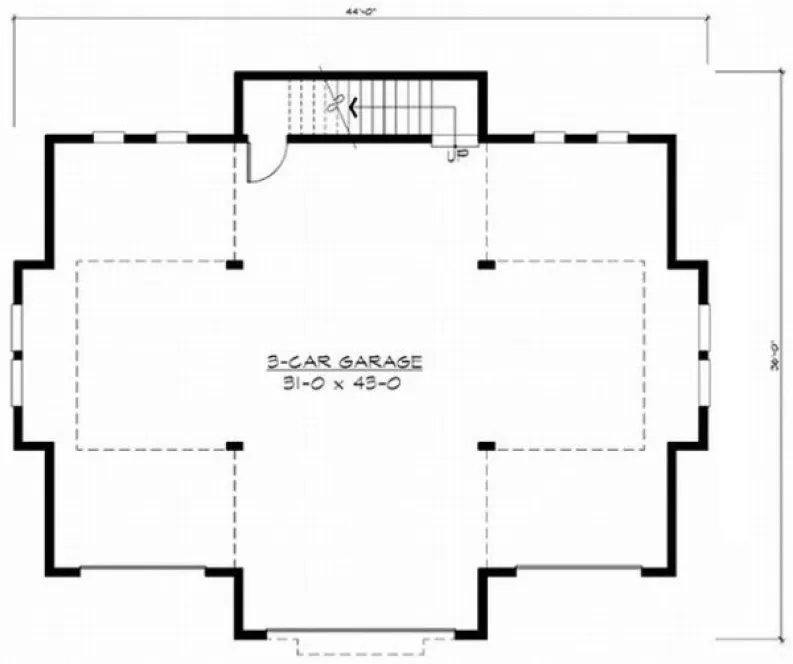 Main Floor Plan for House Plan #332321