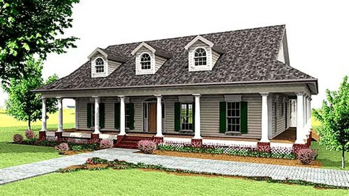 Full Rendering for House Plan #433212