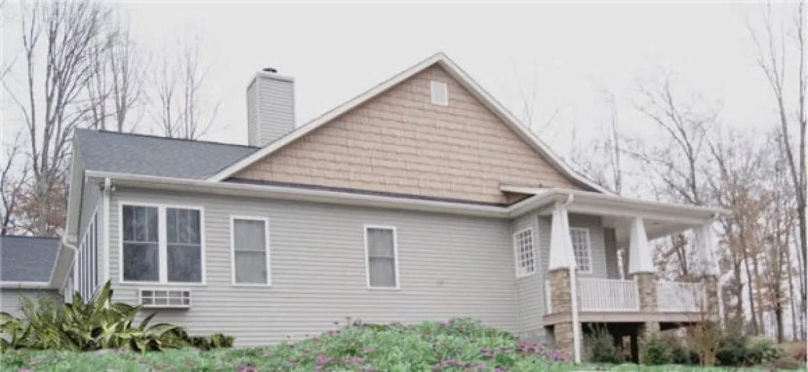 Left Elevation for House Plan #438182