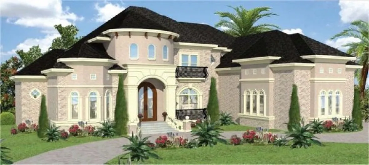 Full Rendering for House Plan #398644