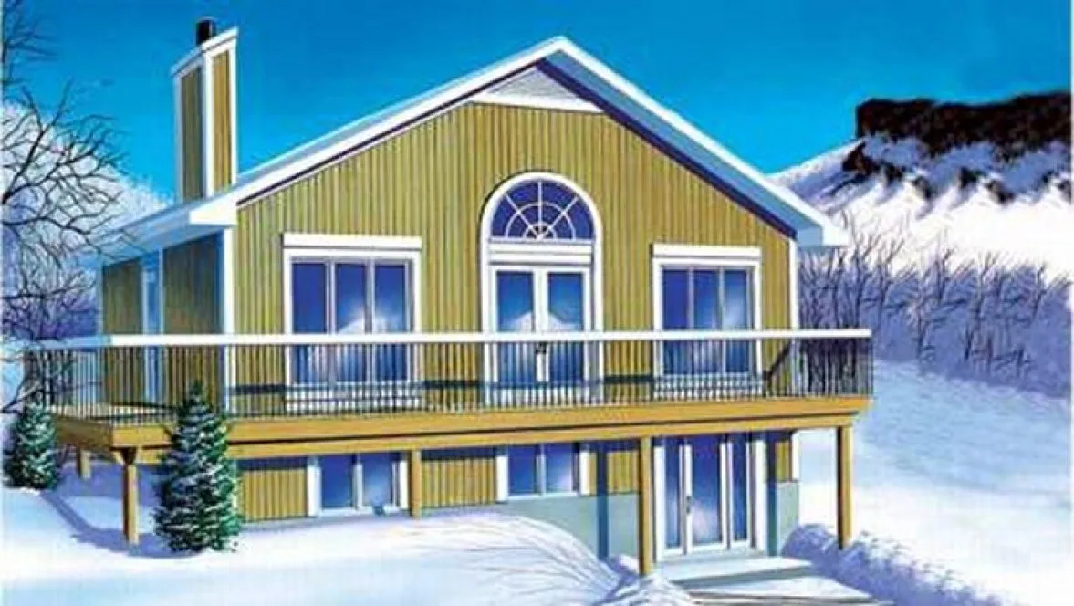 Full Rendering for House Plan #177811