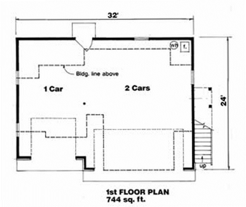Main Floor Plan for House Plan #360650