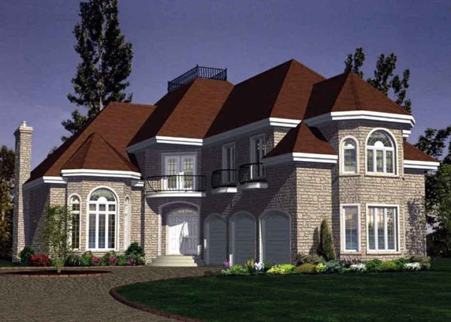 Full Rendering for House Plan #428333