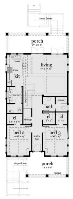Main Floor Plan for House Plan #661851