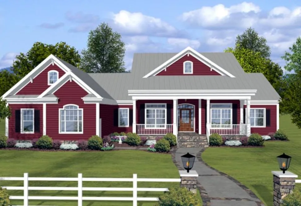 Full Rendering for House Plan #274922