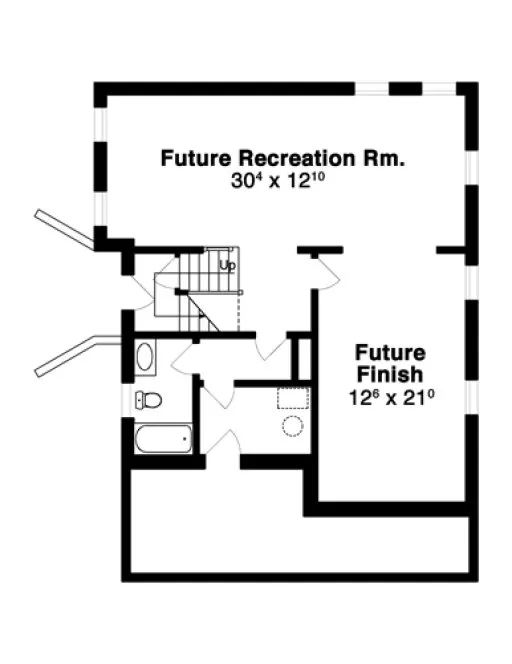 Basement Plan for House Plan #120012