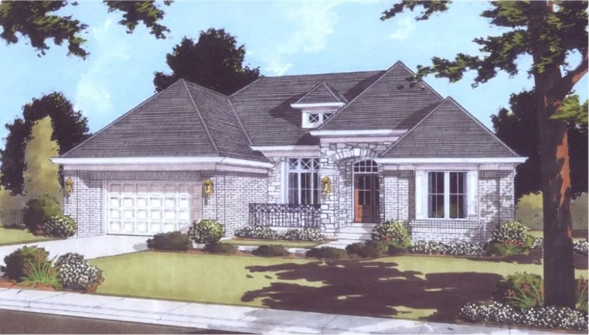Full Rendering for House Plan #533642
