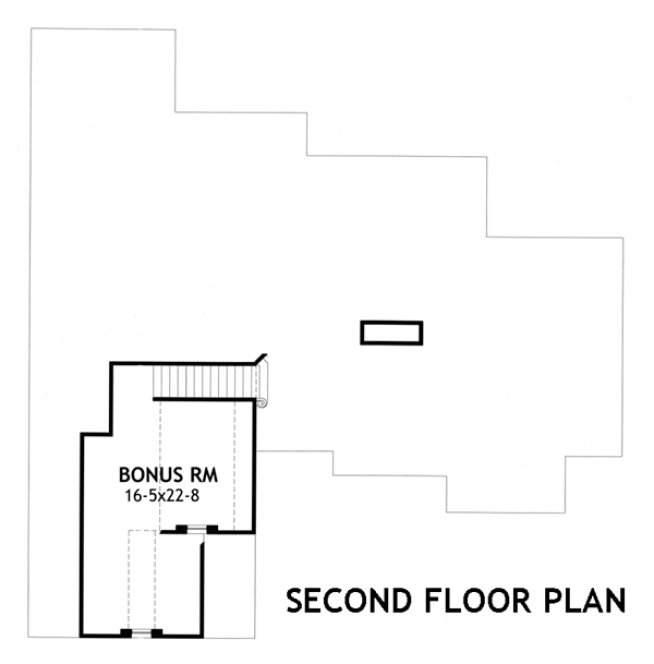 Attic Plan for House Plan #644671