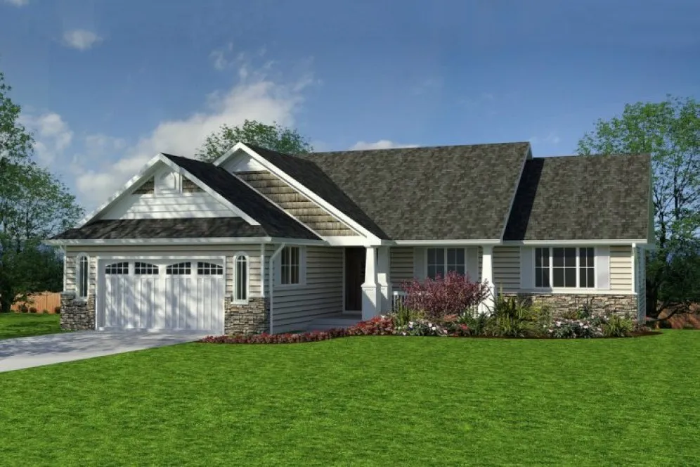 Full Rendering for House Plan #133681