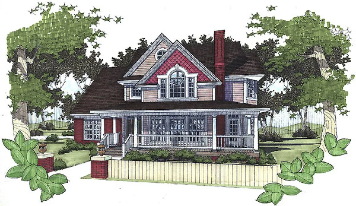 Full Rendering for House Plan #648981