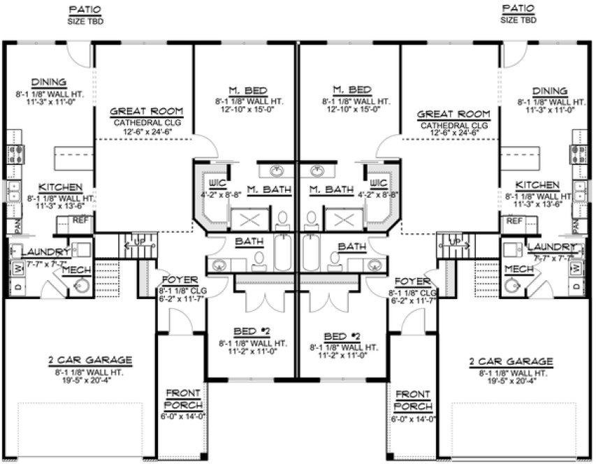 Main Floor Plan for House Plan #750323
