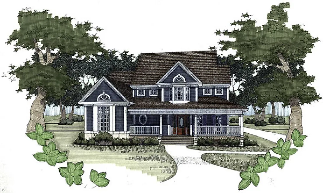 Full Rendering for House Plan #649981