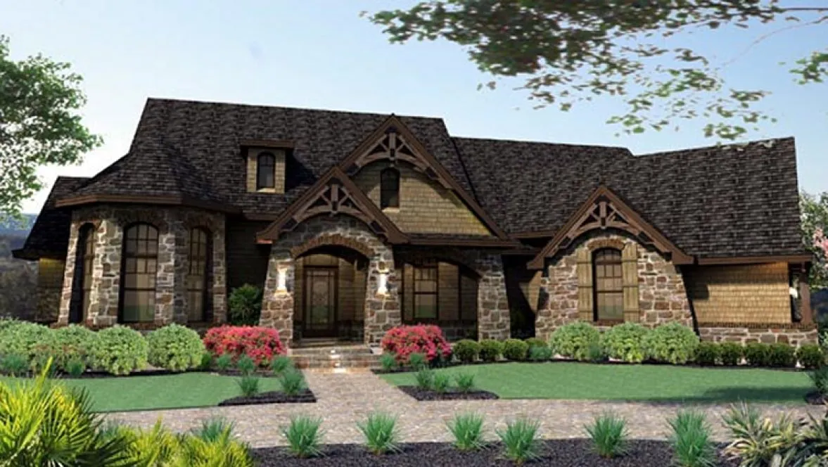 Full Rendering for House Plan #645952