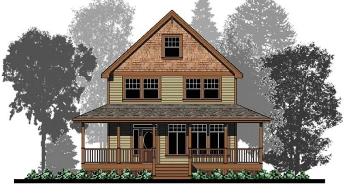 Full Rendering for House Plan #503651