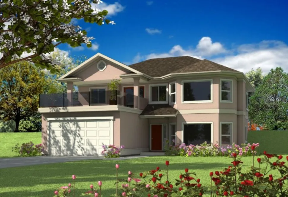 Full Rendering for House Plan #571252