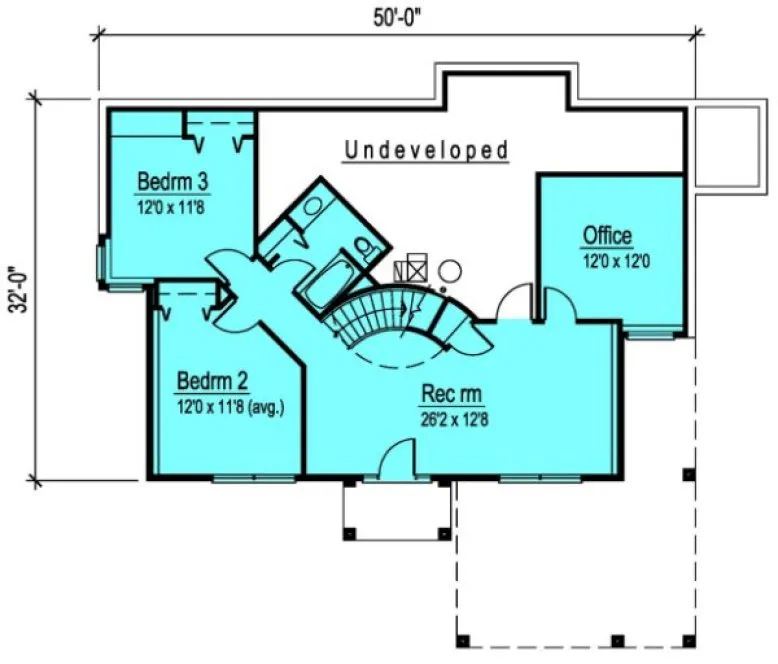 Basement Plan for House Plan #578352