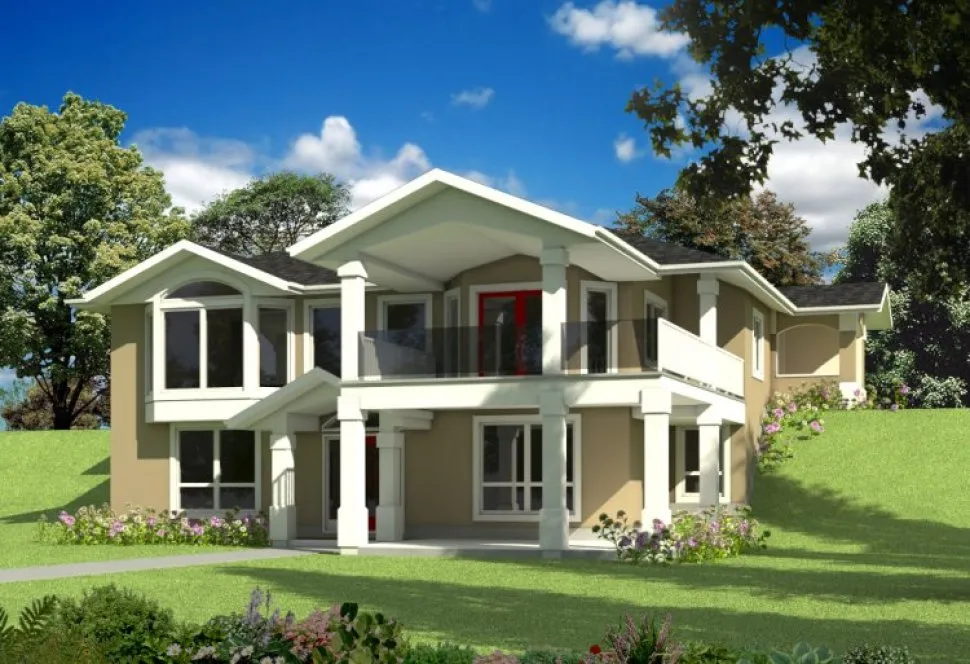 Full Rendering for House Plan #578352