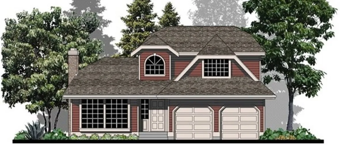 Full Rendering for House Plan #506571