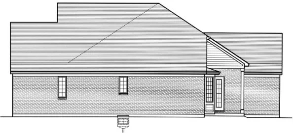Right Elevation for House Plan #536491