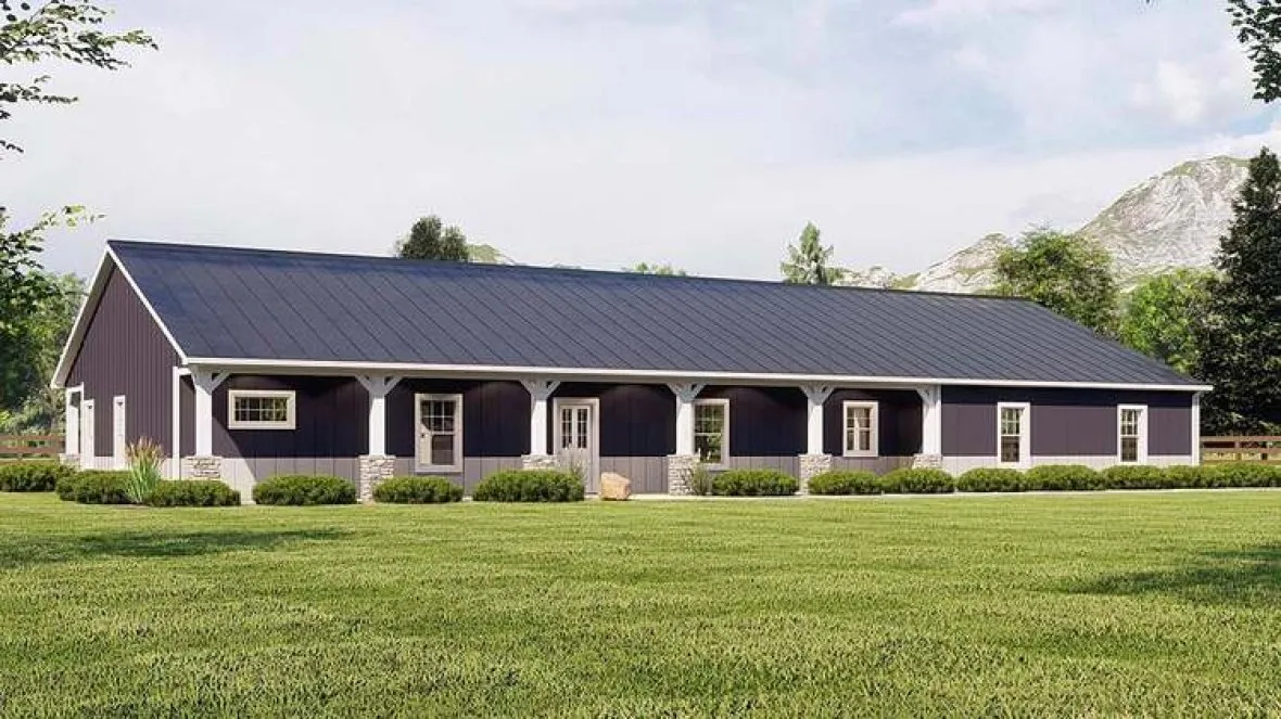 Full Rendering for House Plan #753081