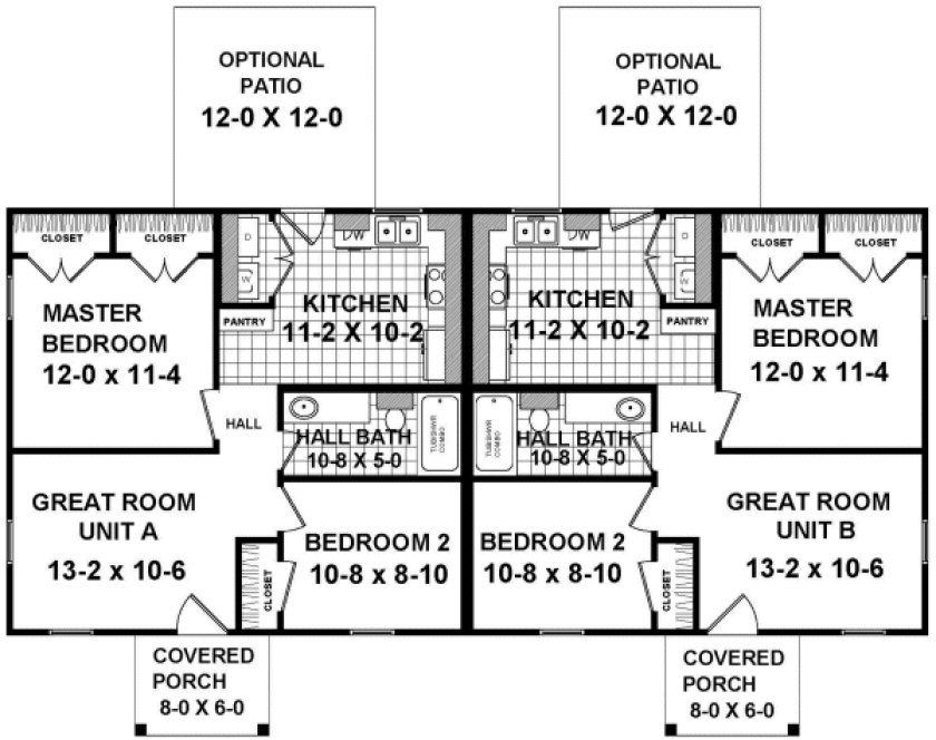 Main Floor Plan for House Plan #211070